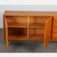Wooden row by Jiroutek for Interier Praha, U-460, 1960