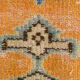 6x9 orange madallion oushak rug, 288x194cm
