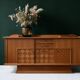 Vintage wooden sideboard in Art Deco style