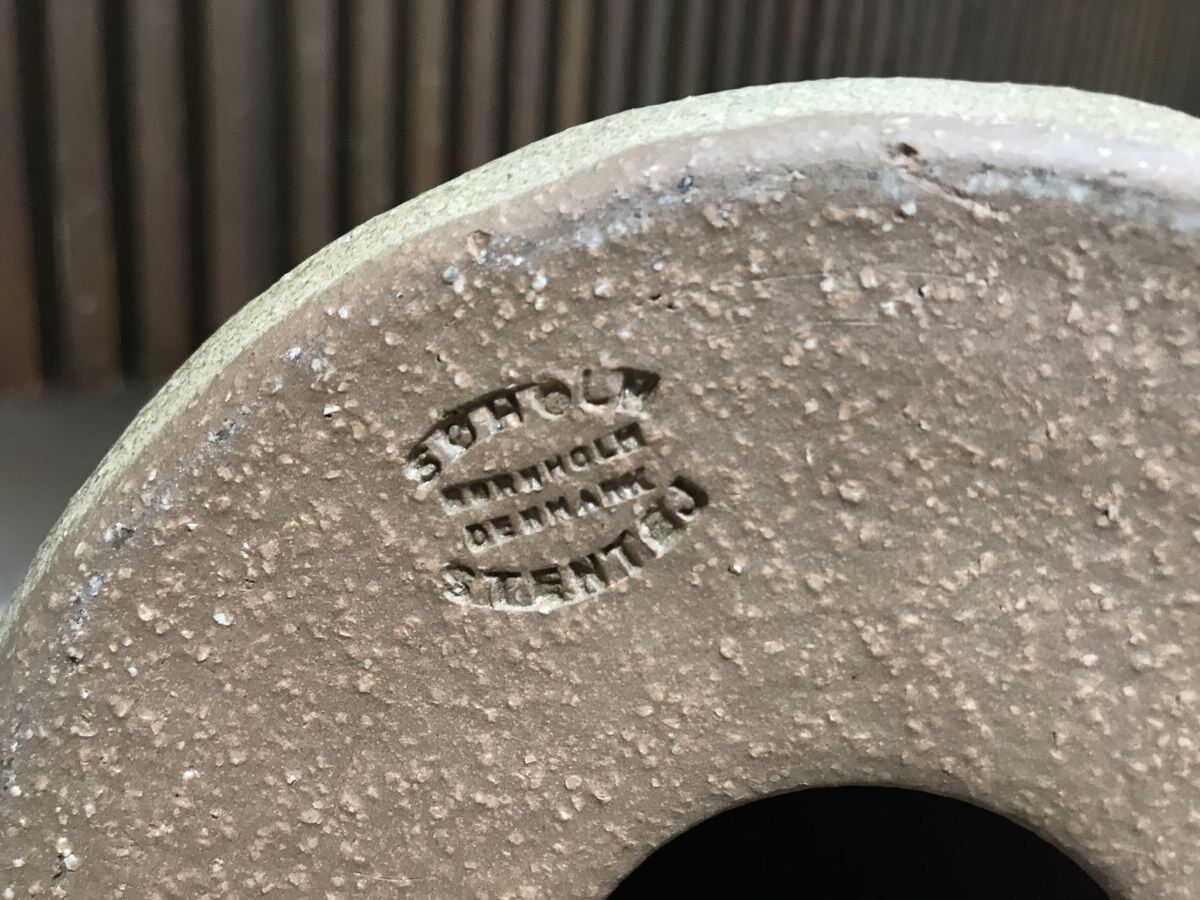 Ceramic Table Lamp from Søholm Stoneware, 1960s