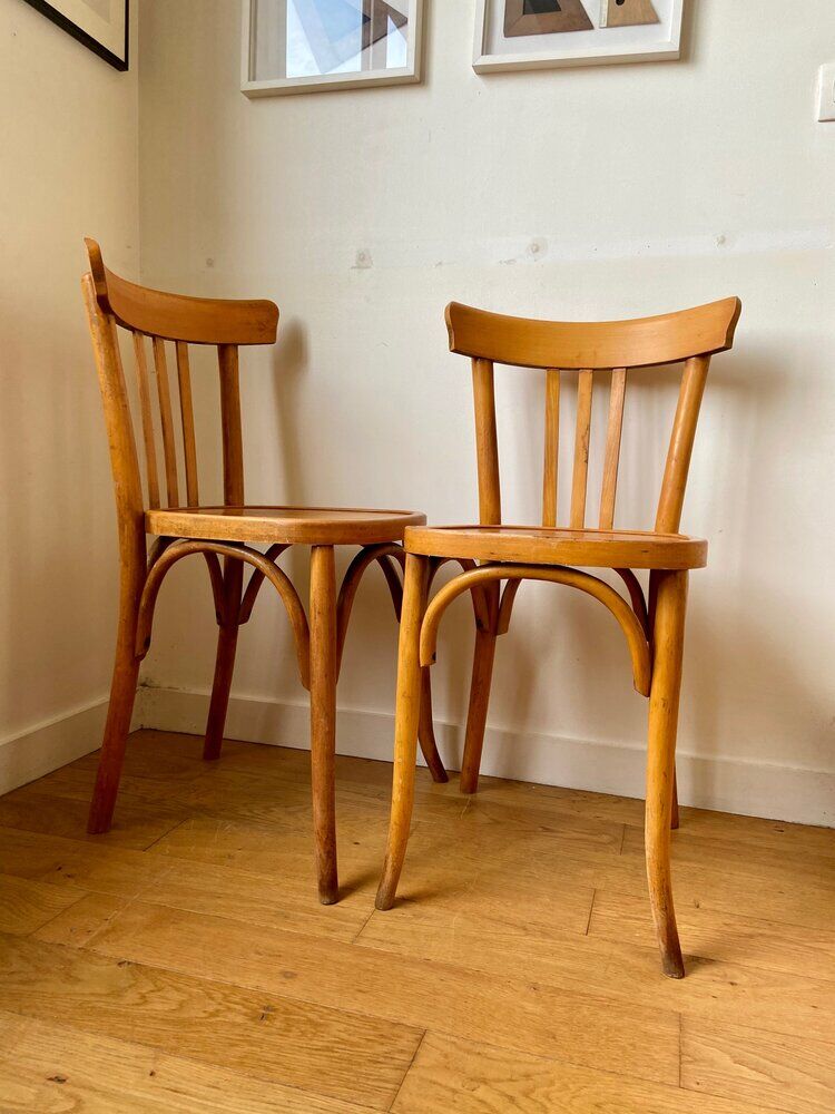 Pair of bistro chairs