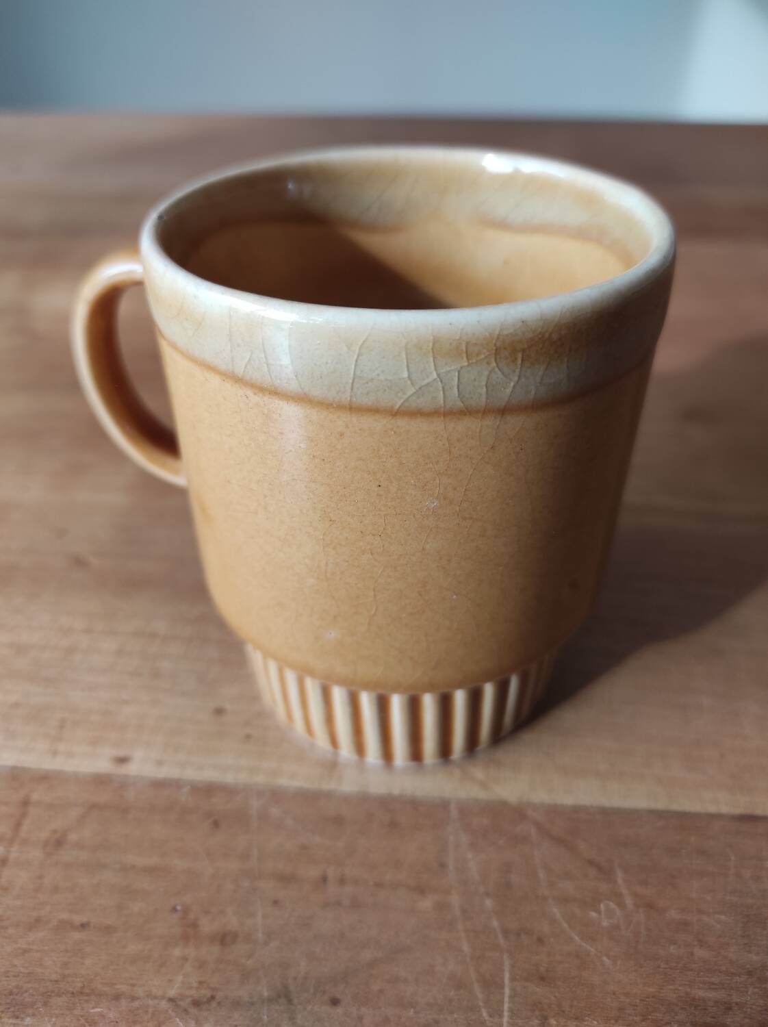 Ceramic mug made in China with Chinese characters