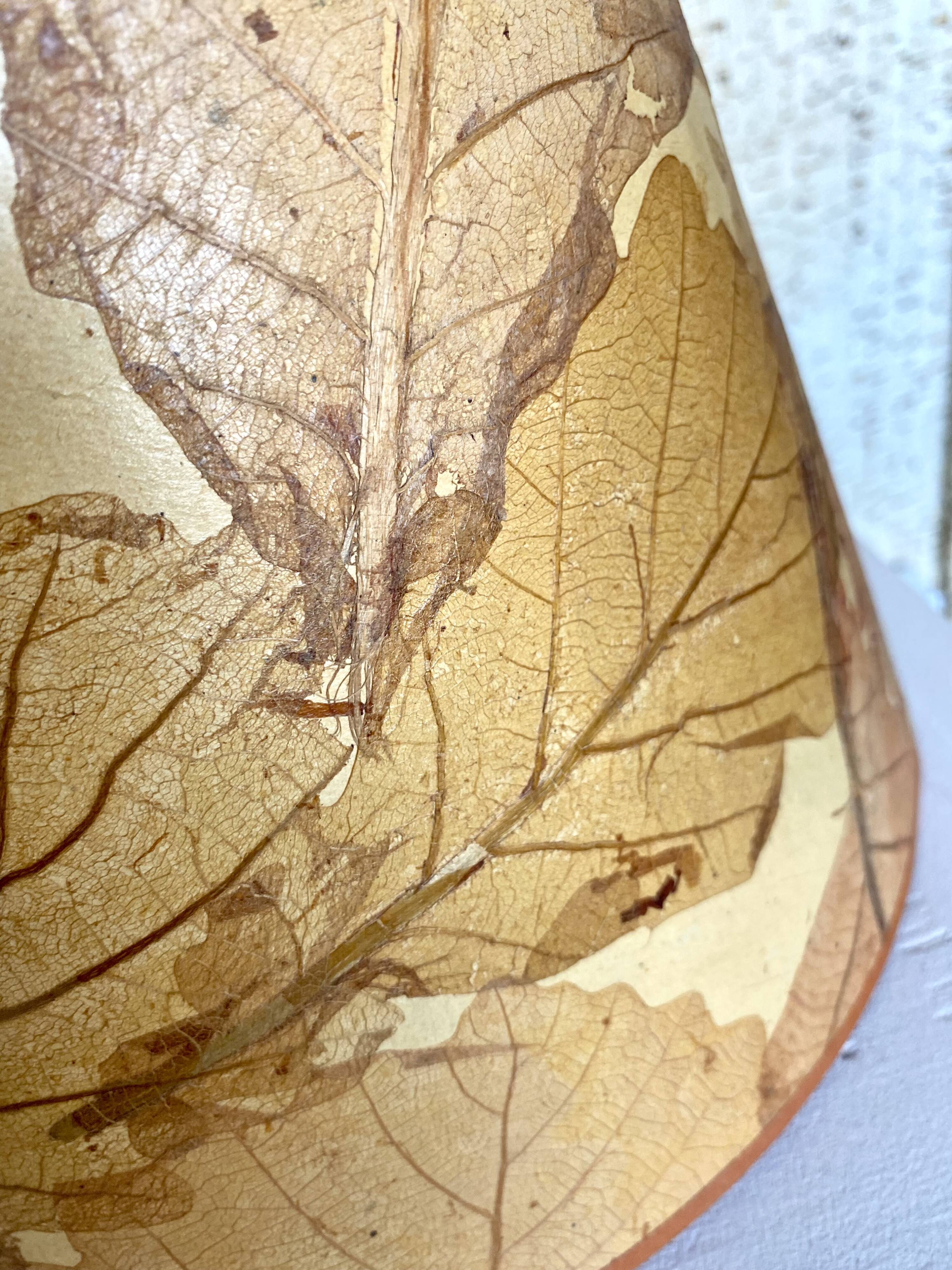 Paper herbarium lampshade, 70s