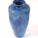 Large blue Bavent Art Deco vase