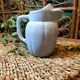 Vintage Lavender Blue Ceramic Pitcher