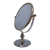 Miroir deux faces métal deux patines vintage