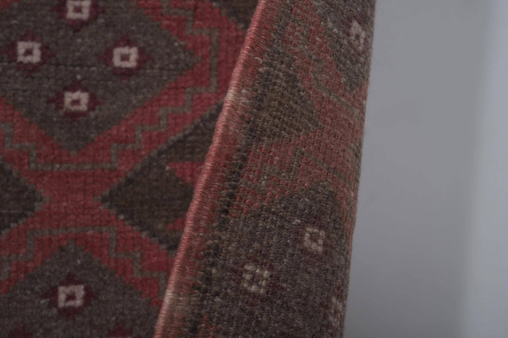 Vintage Turkish hallway rug 78x200 cm