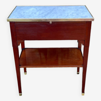 Small mahogany writing console from the Louis XVI period