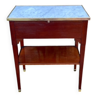 Small mahogany writing console from the Louis XVI period