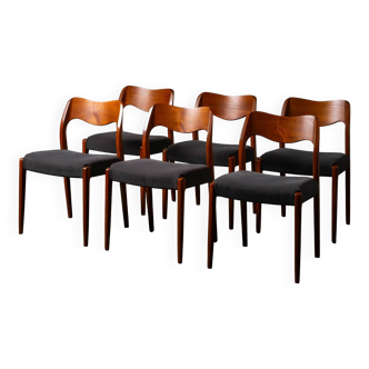 Niels O. Møller - Model 71 dining chairs