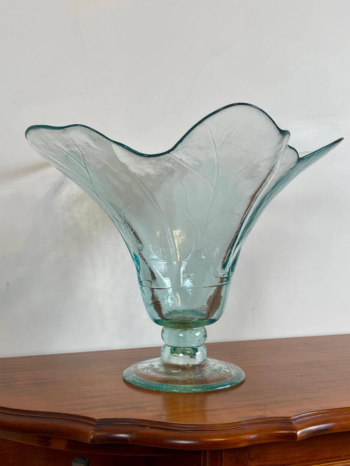 Grande coupe vintage en verre