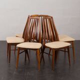 Danish Rosewood Eva Dining Chairs by Niels Koefoed for Koefoeds Hornslet
