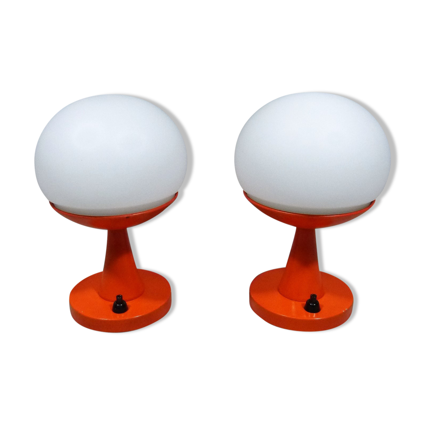 Space age table lamps bed side lamps, 1960’s