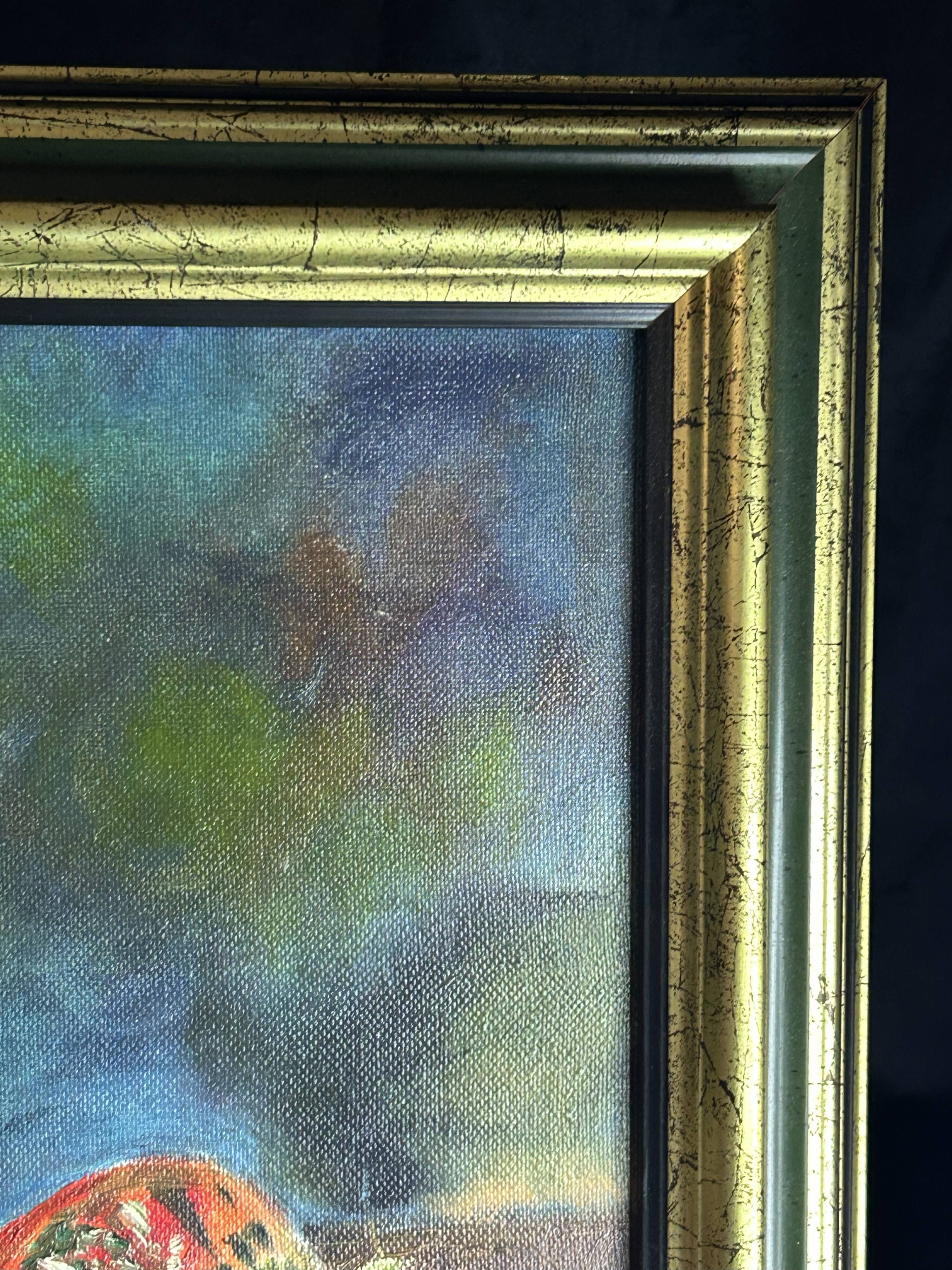 Modern School, 20th Century - Oil on canvas - Still life with fruit - 1999