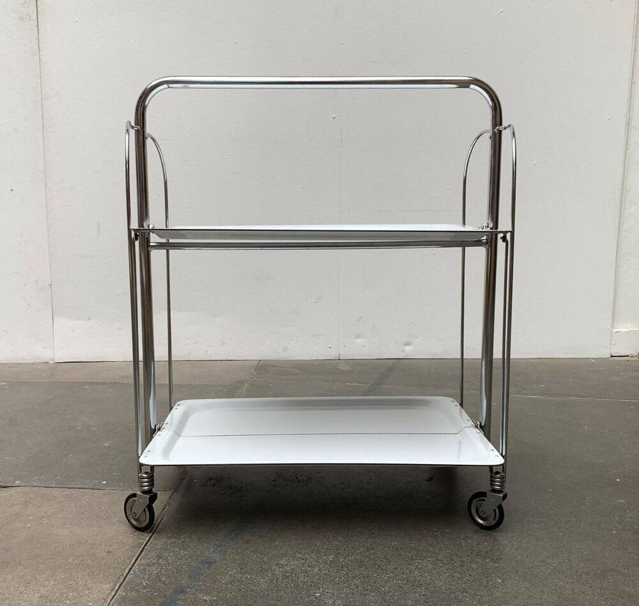 Vintage Folding Service Trolley by Raquer, 1970s