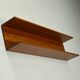 Solid teak wall shelf, 1960s Germany.