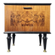 60s Burl Wood Nightstand 1 of 2