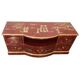 Dark red Chinese TV cabinet 122 cm