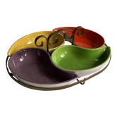 Compartmentalized appetizer dish
