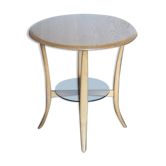 Guéridon Ercol Uk en Orme massif 1970