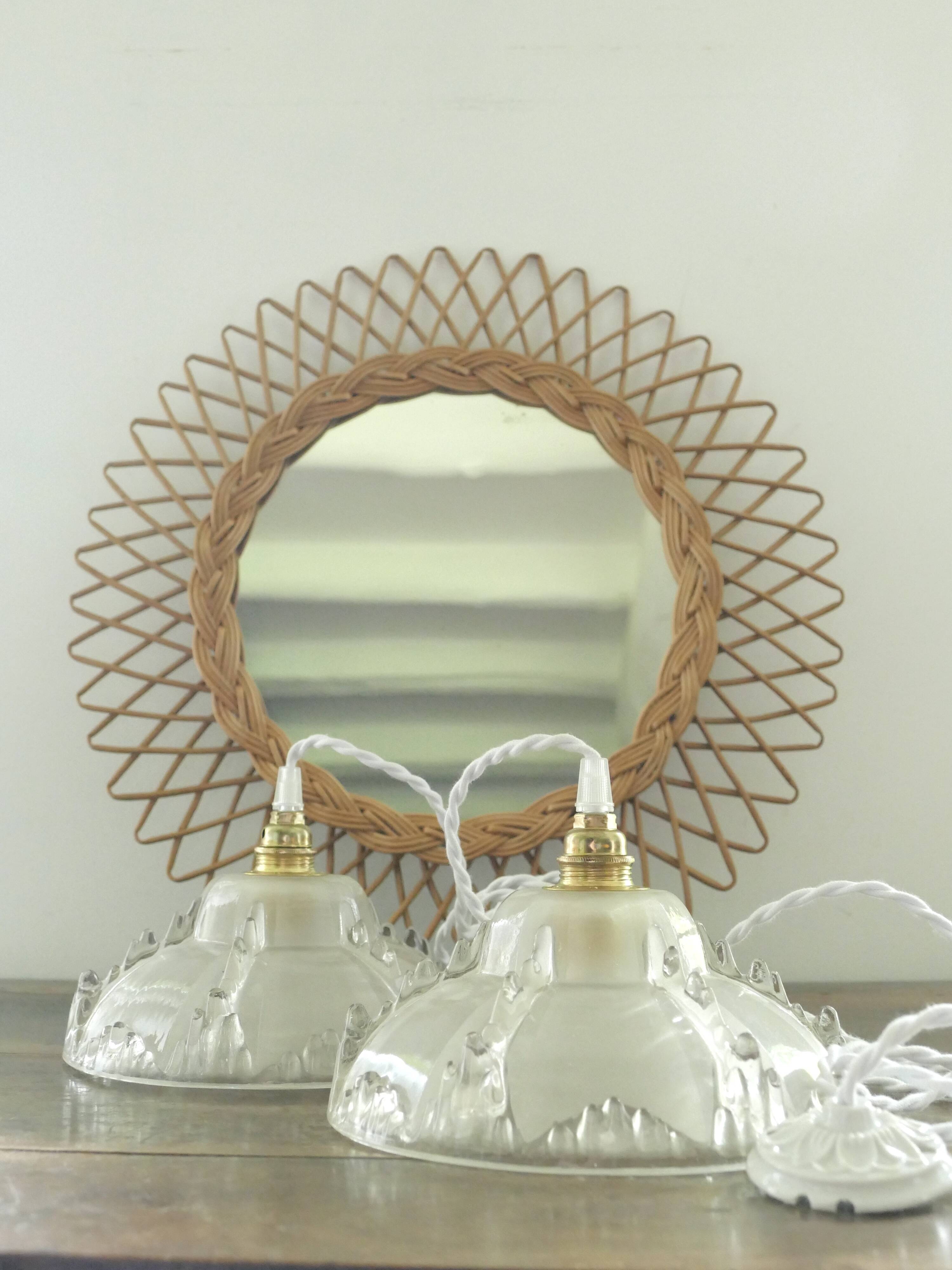 Pair of pendant lights