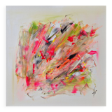 Abstract painting table
