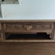 Gradin de bureau ancien en chêne sculpté