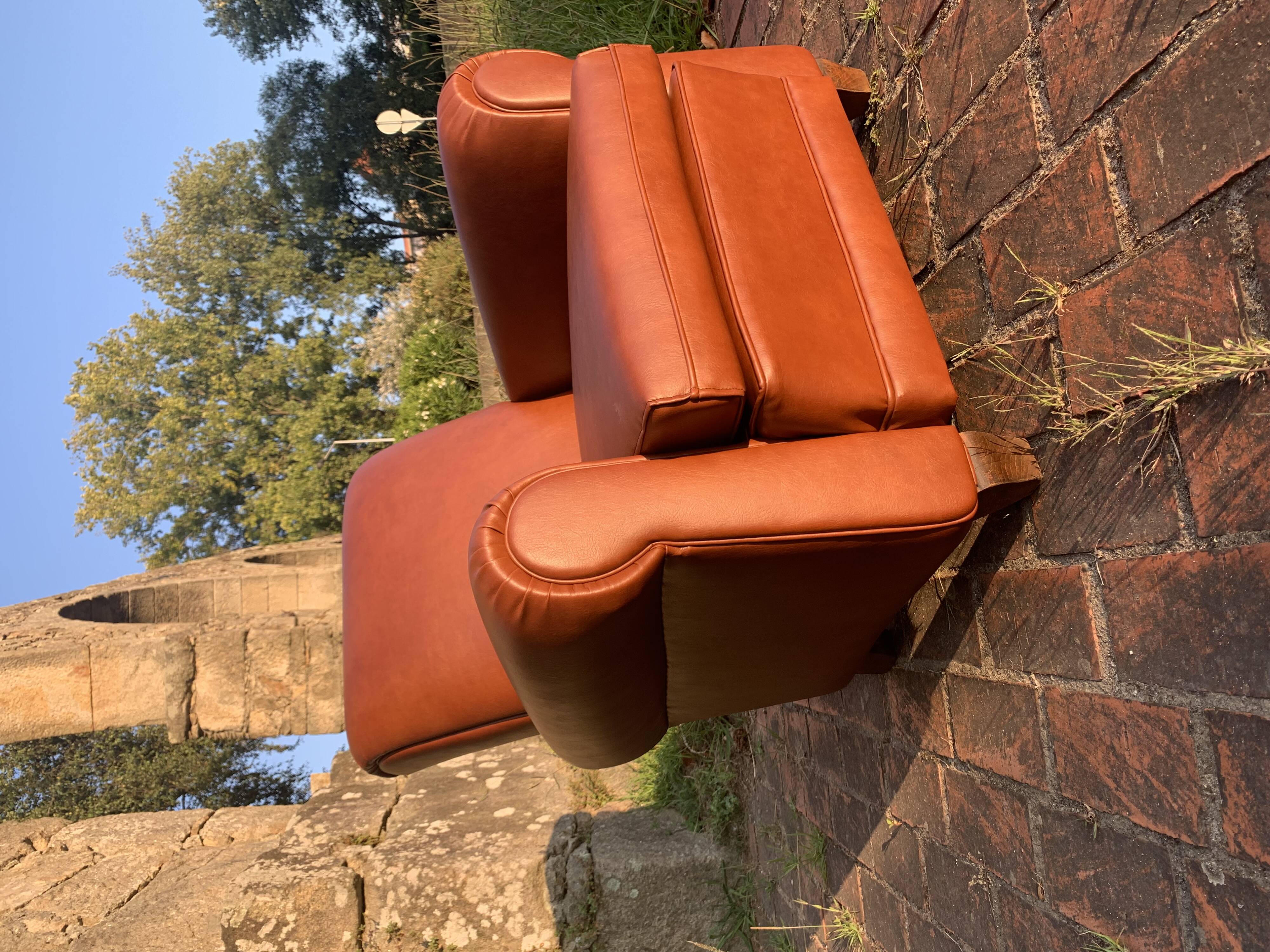 Fauteuil club restauré