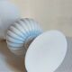 Antique milk glass baluster vase early 20th century