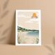 Illustration "la plage corse" a4