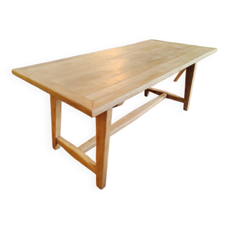 Table basse vintage bois brut