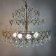 Vintage Italian Crystal Chandelier 8 Lights