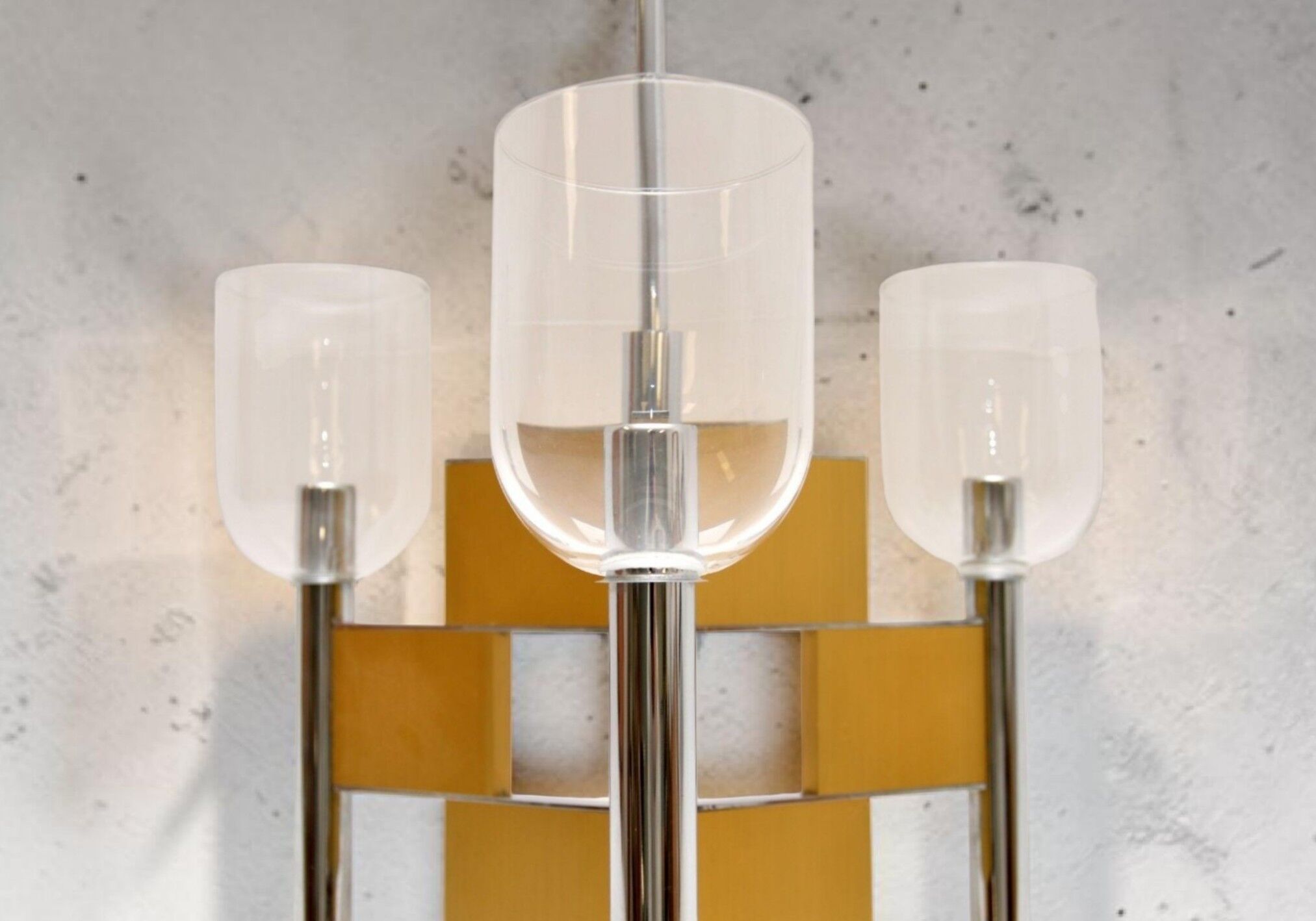 Suspension designed by Gaetano Sciolari, made in Italy. 1970