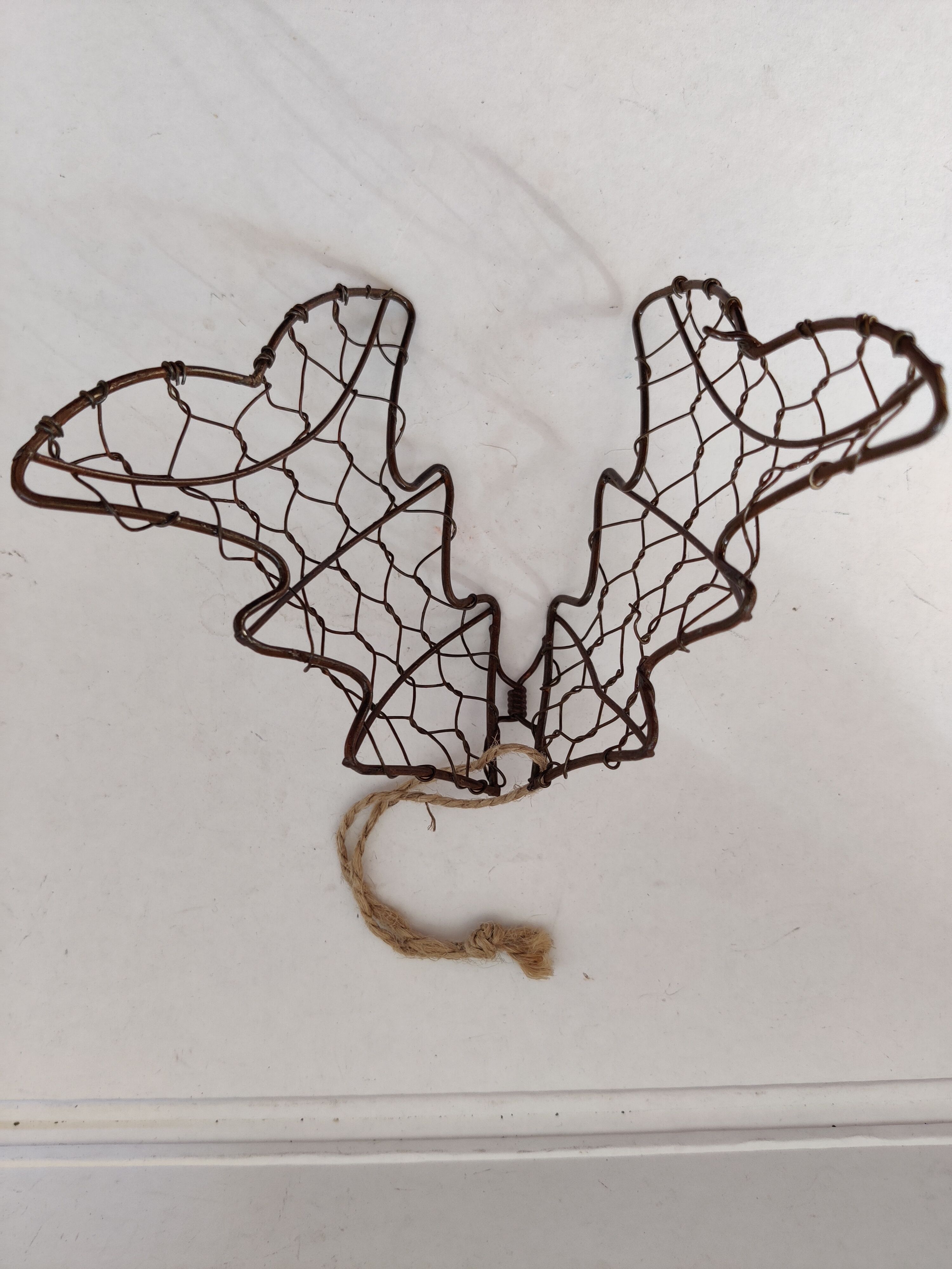 Vintage Christmas tree mesh hanging box