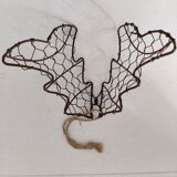 Vintage Christmas tree mesh hanging box