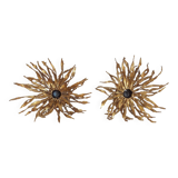 Pair of wall lamps signed moerenhout, belgium 1970s