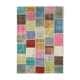 Handmade oriental contemporary 208 cm x 300 cm multicolor patchwork rug