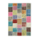 Handmade oriental contemporary 208 cm x 300 cm multicolor patchwork rug