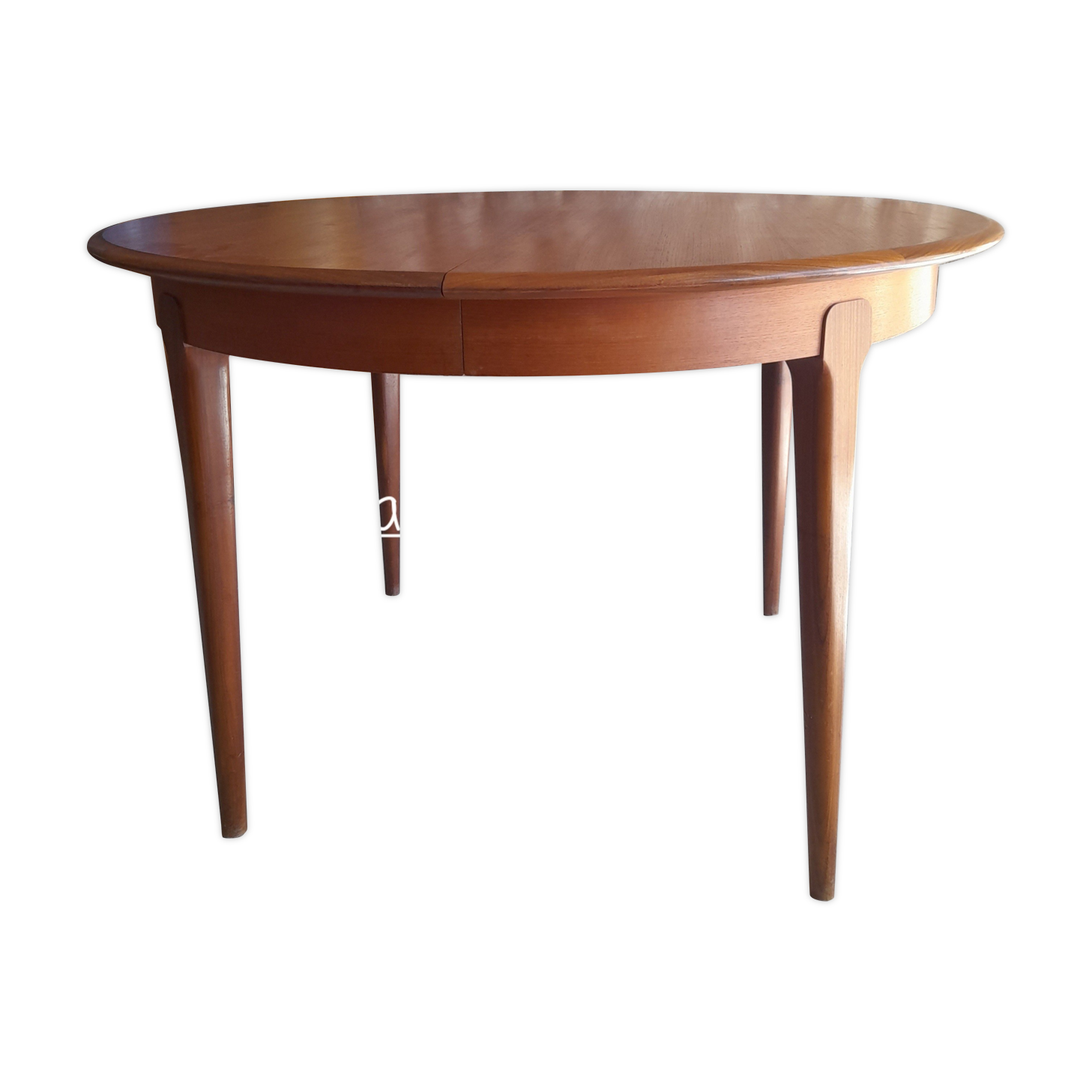 Table ronde scandinave 1960 vintage