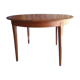 Table ronde scandinave 1960 vintage