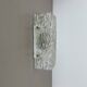 cubic Hollywood Regency Ice Glass Wall Light Made by Kalmar Lights, 1960s