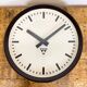 Industrial Bakelite Factory Wall Clock from Pragotron, 1960s