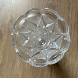 Worked glass vase