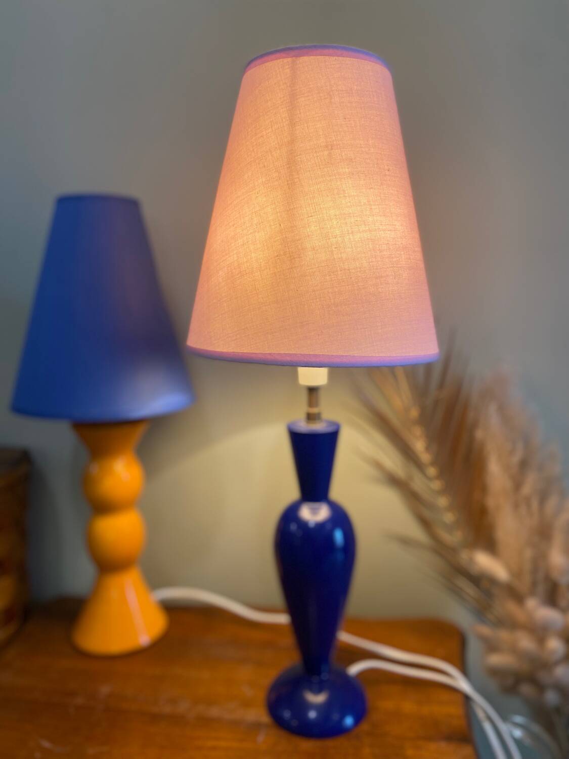 Colorful vintage lamp