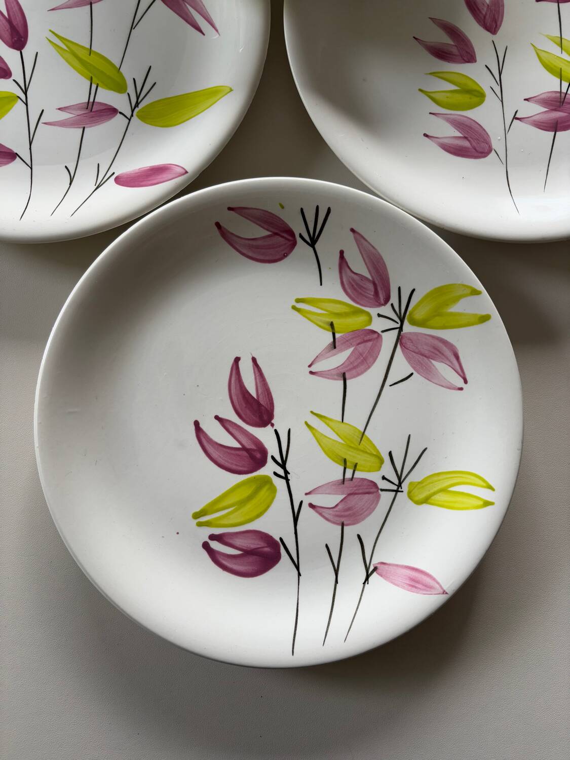 Sarreguemines dessert plates