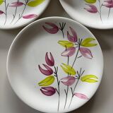 Sarreguemines dessert plates