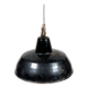1930s/1940s Ceiling Lamp Industrial Lamp Enamel Loft Metal Bauhaus Design