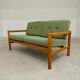 Green 2-seater sofa bench, Eastern Europe