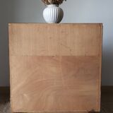 Low cabinet with compass feet, vintage oak