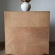 Low cabinet with compass feet, vintage oak